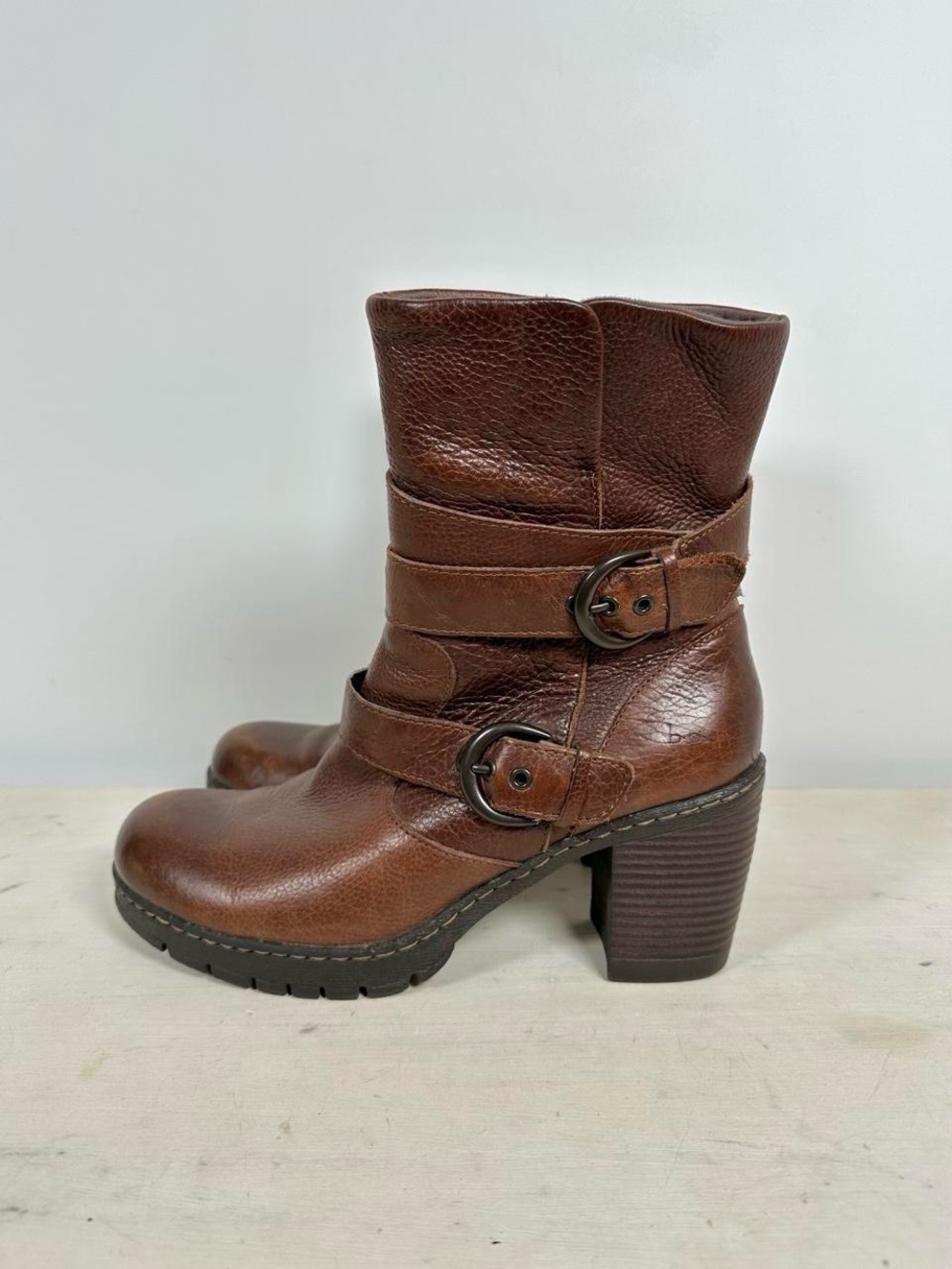 B.o.c. Heeled Buckle Boots